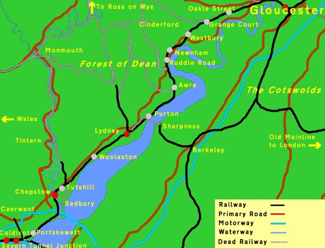 Severn Tunnel Junction Chepstow Lydney Gloucester